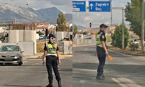 Simpatična policajka iz Solina ponovno osvaja mreže: 'Žena, majka, kraljica raskrižja'
