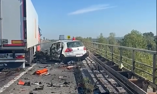 VIDEO Stravična nesreća na A3: Snimljen vozač kako juri u suprotnom smjeru, policija istražuje je li izazvao tragediju