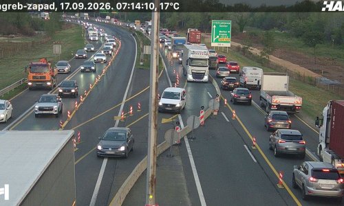 Stvara se kolona na prilazu zoni radova u smjeru Zagreba: Vozi se jednim trakom