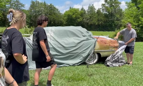 Klasik je 44 godine stajao nepomičan i propao je: Kad je mehaničar pokušao upaliti motor, uslijedio je šok