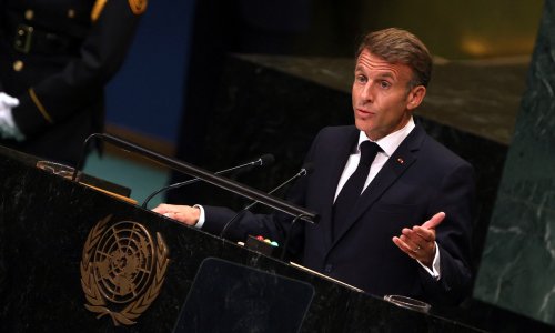 Macron usred New Yorka opleo po Trumpu: 'Ne smijemo dopustiti povratak zakonu džungle'