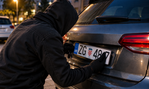 Ukrali su vam registarske pločice? Od 1. ožujka policija nije jedino mjesto kojem to morate prijaviti