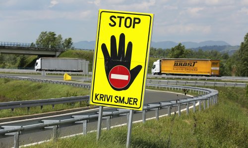 Upozorenje HAK-a: Na A1 netko vozi u suprotnom smjeru