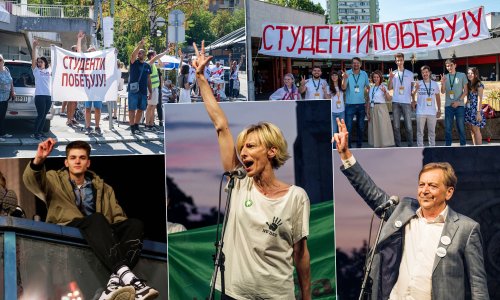 Tri poljupca s tri prsta u zraku: Mogu li srpski studenti poništiti zlo simbola koji izluđuju Hrvate?