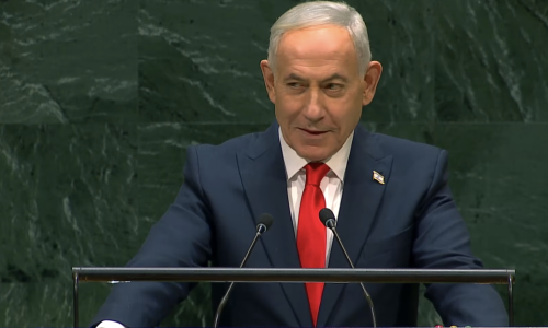 Netanyahu stigao u UN držeći suprugu za ruku: Počinje govor, u dvorani galama, mnogi izašli