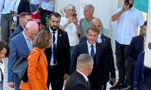 VIDEO Macron prošetao Splitom - evo što je rekao na odlasku