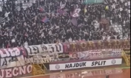Scene za pamćenje na Poljudu: Pogledajte što su navijači radili dok je padao pljusak