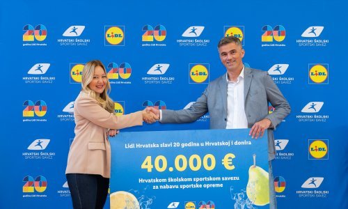 20 godina Lidla u Hrvatskoj: donacija od 40.000 eura za školski sport