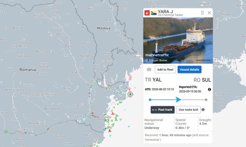 Novi incident kod Rumunjske: Brod pogođen dronom?