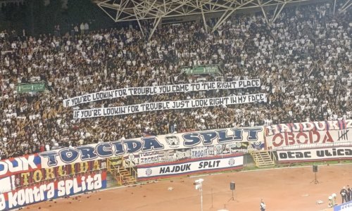 Torcida poslala znakovitu poruku: Znate li odakle su ovi stihovi?