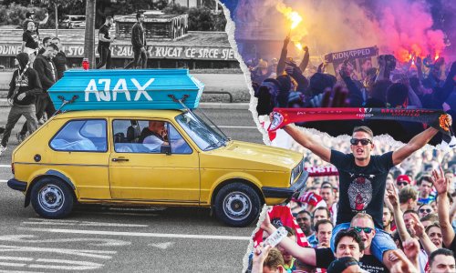 Glupi nacistički performans: Torcida nosila Ajaxov lijes, a pokopala vlastite mitove