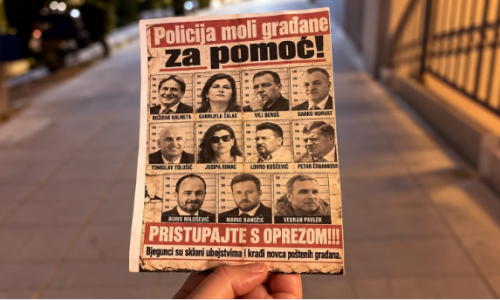 U Splitu osvanuo neobičan plakat: 'Policija moli građane za pomoć!'