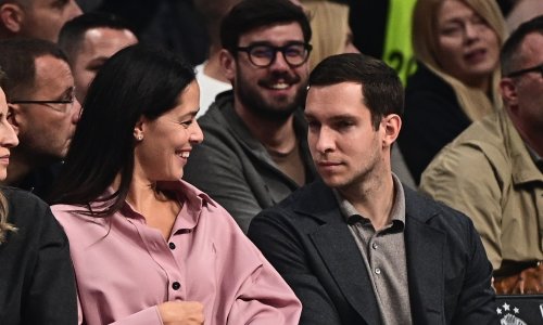 U društvu brata Miloša: Ana Ivanović iz prvih redova pratila dramatični beogradski derbi