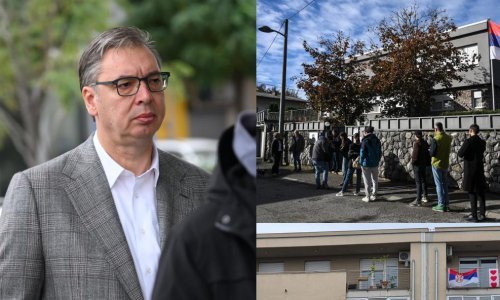 FOTO/VIDEO Ogromne gužve na biralištima, pojavio se i Vučić. Stigle prve procjene izlaznosti