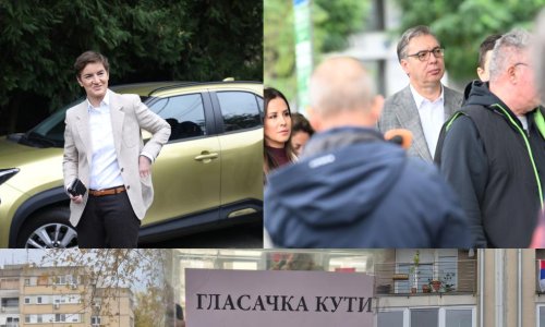 FOTO/VIDEO Pojavili se Vučić i Brnabić, izlaznost je golema!