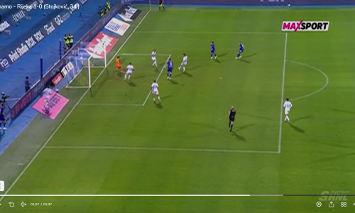 Sjajan gol Stojkovića: Pogledajte kako je Dinamo poveo protiv Rijeke