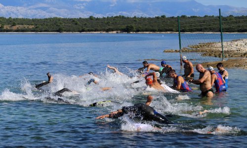 Održan prvi Falkensteiner Punta Skala triatlon; More je bilo mirno...