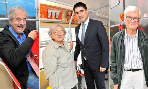 Lica doajena HTV-a na tramvaju broj 14