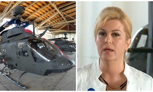 Predsjednica na premijeri novih helikoptera: Sigurnost nije besplatna