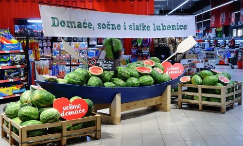 Na lađi s Neretve lubenice uplovile u Konzum