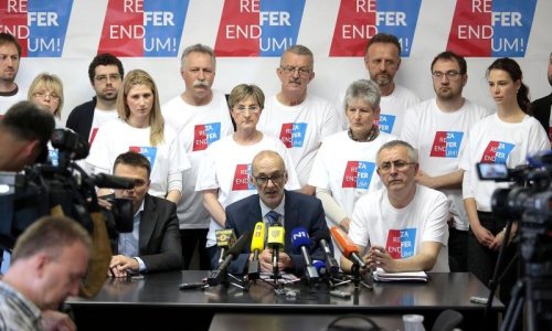 Prikupljat će se potpisi za referendum protiv Zakona o referendumu