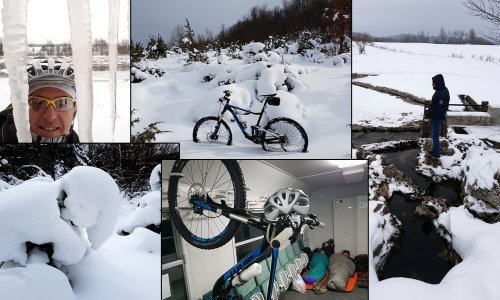 Noćnim vlakom i biciklom kroz zametenu Liku