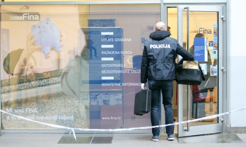 Maskirani razbojnici opljačkali poslovnicu Fine u Zagrebu