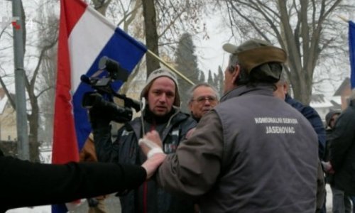 Napadnut snimatelj HRT-a u Jasenovcu