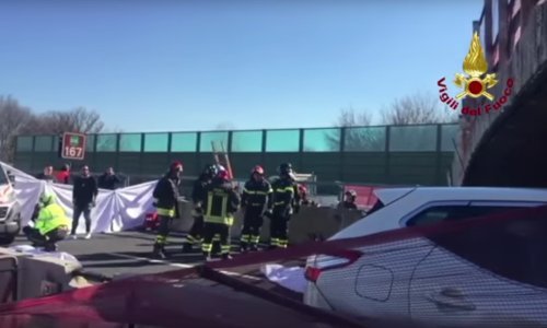 Urušio se nadvožnjak kod Ancone, dvoje mrtvih