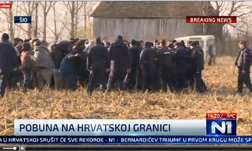 Migranti pokušali prijeći u Hrvatsku preko njiva