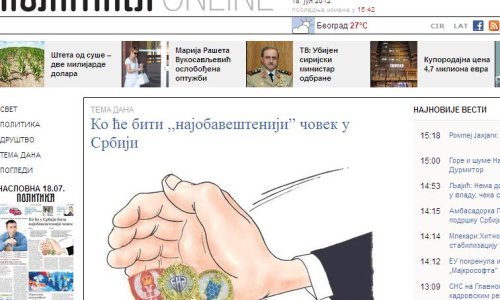 Srbija bruji o teškom gafu Politike: Njemački glumac će ih tužiti