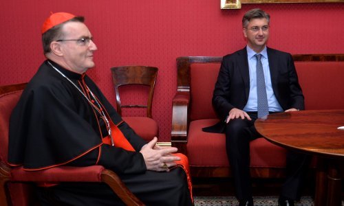 Kardinal Bozanić primio premijera Plenkovića