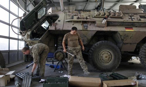 Njemački vojnici u ružičastom rublju