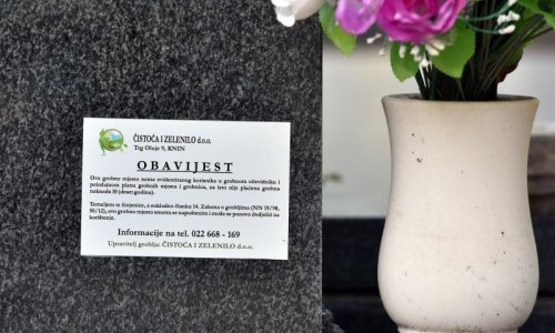 Prijetnje deložacijama pravoslavnih pokojnika u Kninu
