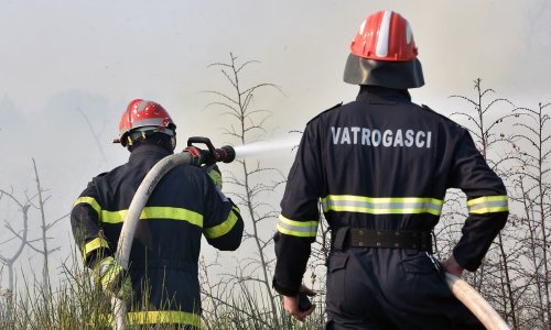 Ugašen požar u krugu pogona Beton-Lučko