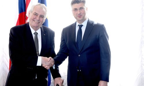 Plenković i Zeman potvrdili dobre bilateralne odnose
