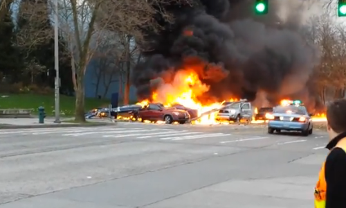 Helikopter pao u centru Seattlea, dvije osobe poginule