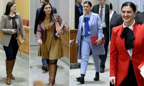 Neobična modna kombinacija mostovke Ninčević Lesandrić