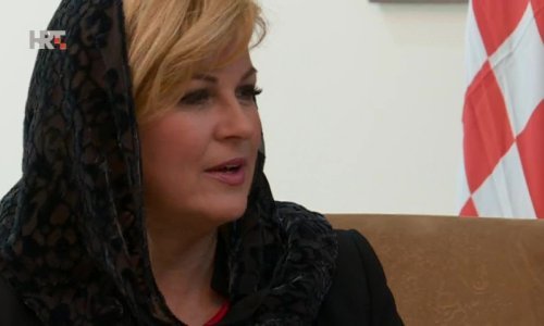 Grabar Kitarović u posjeti Afganistanu