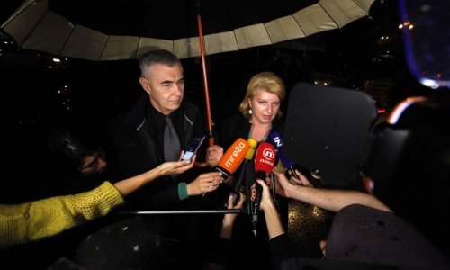 Glasnović i Zorica Gregurić prosvjedovali pred HDZ-om