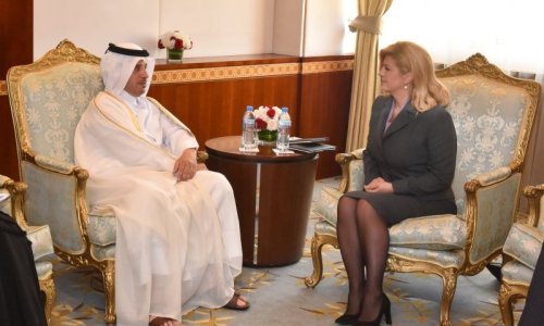 Kolinda Grabar Kitarović sastala se sa šeikom Abdullahom