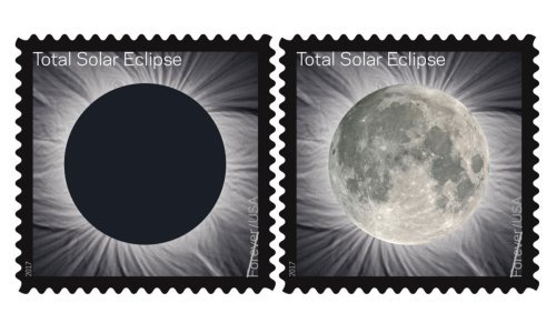Američka pošta ima marku koja povremeno pokazuje pomrčinu Sunca
