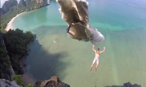 On stvarno može reći da je skok padobranom osjetio na vlastitoj koži