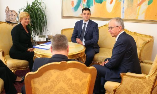 Bernardić kod predsjednice: Ne postoji većina, već samo trgovačka, kupljena koalicija. Idemo na izbore!