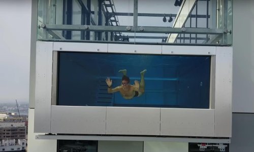 Jeste li ikad plivali na visini od 128 metara?