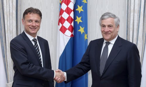 Tajani i Jandroković složni: 'Hrvatska što prije u Schengen'