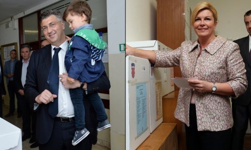 Državni vrh već glasao i otišao na misu, Bandić uranio, Kerum fulao kutiju