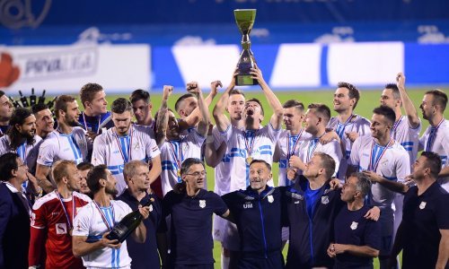 Unatoč teškom porazu Riječani oduševljeno slavili usred Zagreba