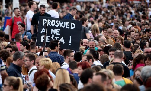 Prosvjed za reformu obrazovanja kao politički skup: Dolaze Bernardić, Vrdoljak, Mrak Taritaš...