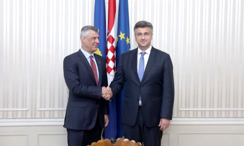 Plenković s Thacijem i o statusu hrvatske manjine na Kosovu